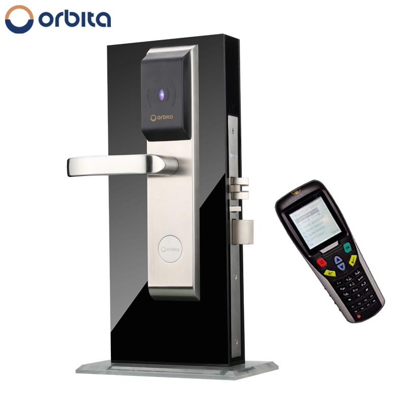 Orbita Cerraduras Con Tarjeta Touchless Keyless Rfid Access Control Key Card Hotel Door Lock With Management Software System