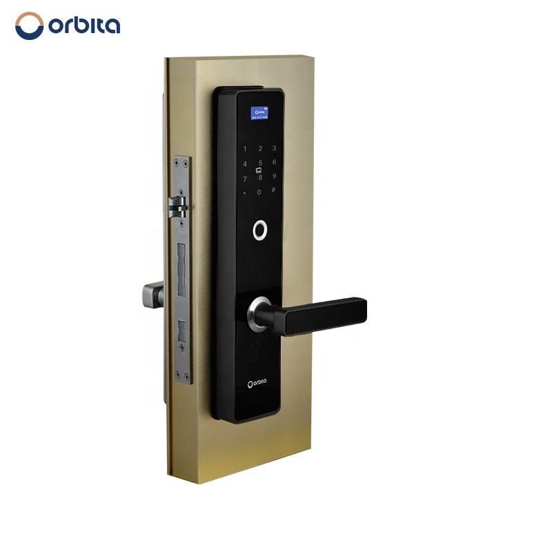 Orbita High Security Level Smart Lock Cylinder Ttlock Tuya APP Control Fingerprint Password Card Unlock Digital Door Lock Smart