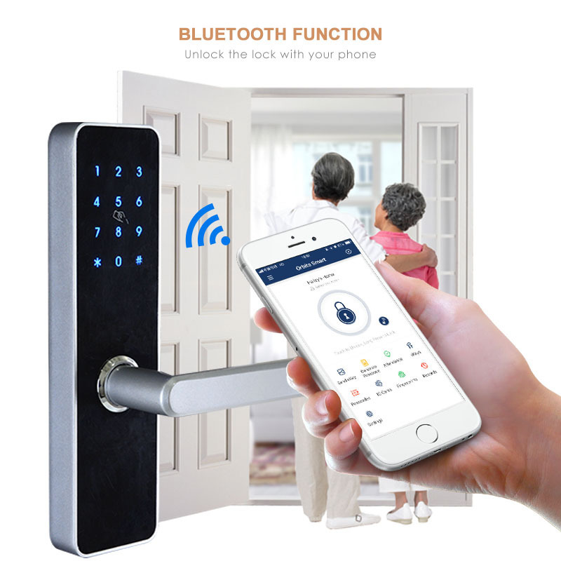 Orbita SS304 Outdoor Api App Ttlock Wifi Keypad Tuya Keyless Entry Biometric Finger print Password Home Digital Smart Door Locks