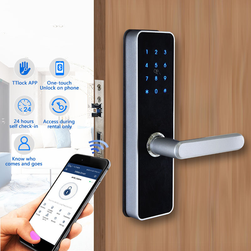 Orbita SS304 Outdoor Api App Ttlock Wifi Keypad Tuya Keyless Entry Biometric Finger print Password Home Digital Smart Door Locks