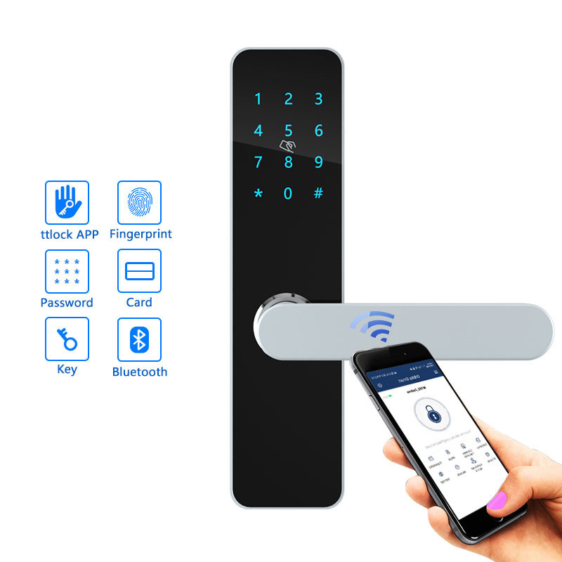 Orbita SS304 Outdoor Api App Ttlock Wifi Keypad Tuya Keyless Entry Biometric Finger print Password Home Digital Smart Door Locks