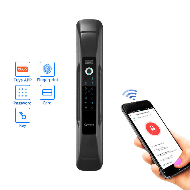 Orbita High Security Triple Anti-theft Alex Security Keyless Tuya Digital Smart Biometric Wireless Keypad Zigbee Smart Locks