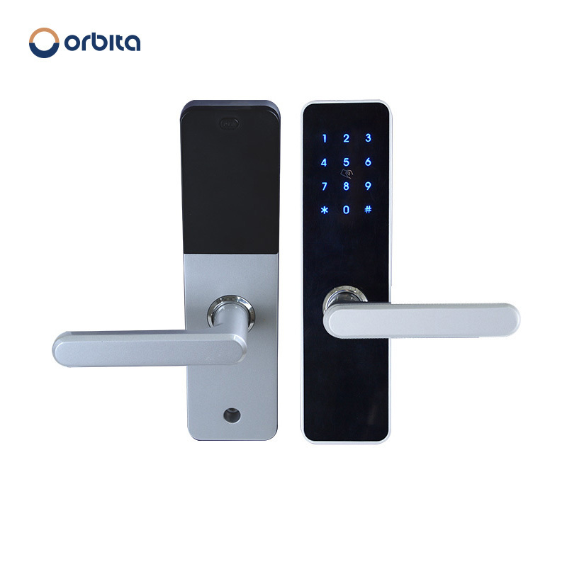 Orbita Small Digital Intelligent Deadbolt/ Electronic Keyless Card Remote Control TTlock App Smart Lock with Mechanical Keyboard