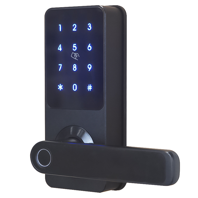 Orbita Black Color High Quality Safety Deadbolt TTlock  Digital Electric Keypad Smart Home Door Lock for Interior Door