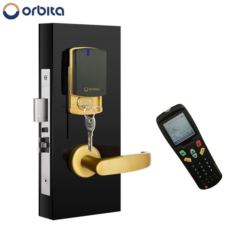 orbita zinc alloy rfid card remote control electric timer hotel door locks