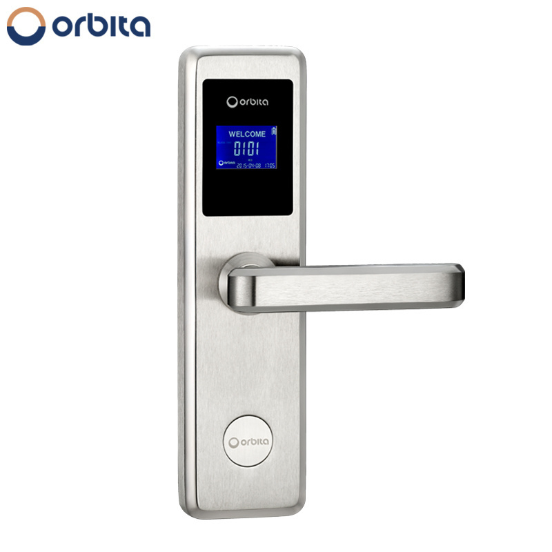 Orbita tech china battery operated LCD panel electronic door lock