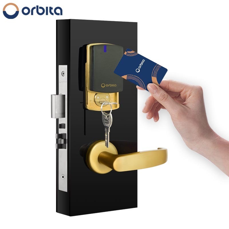 Orbita rfid digital locker lock, hotel key card lock, hotel door lock card reader