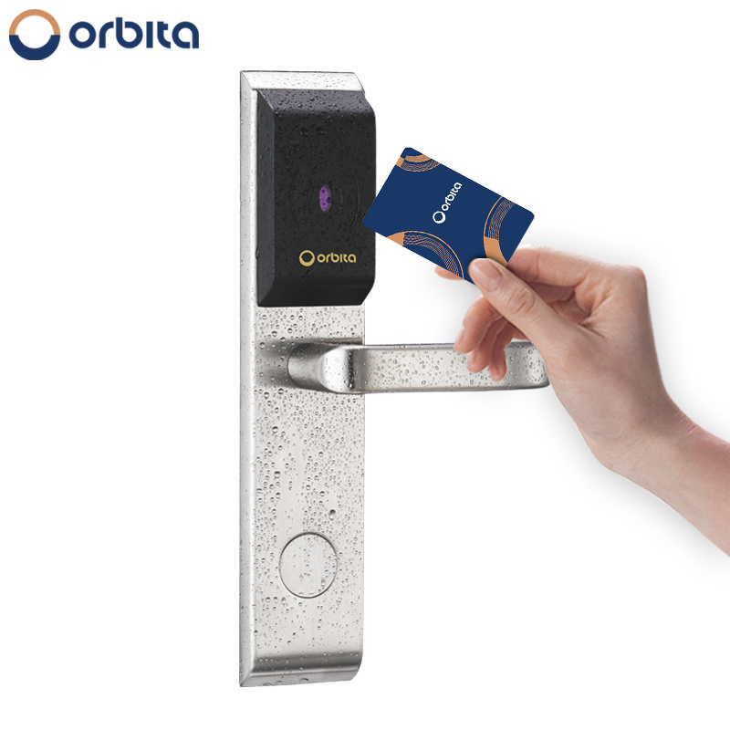 Smart Rfid Card Swipe Door Lock Hotel Room Locks For Hotel Card Key Lock System