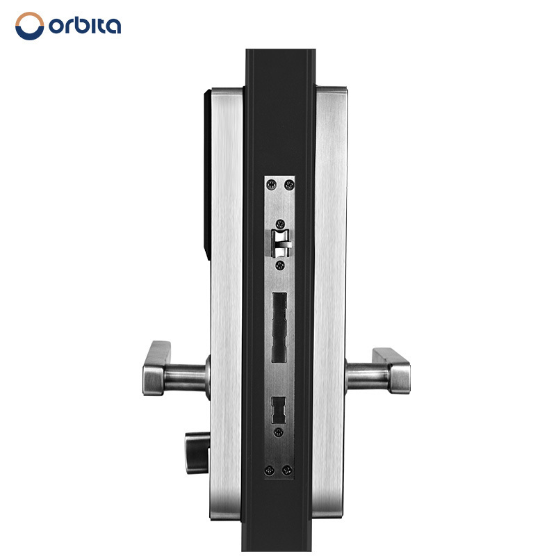 ORBITA P8010 Fingerprint Smart Hidden RFID Double Front Door Entry Door Smart Lock