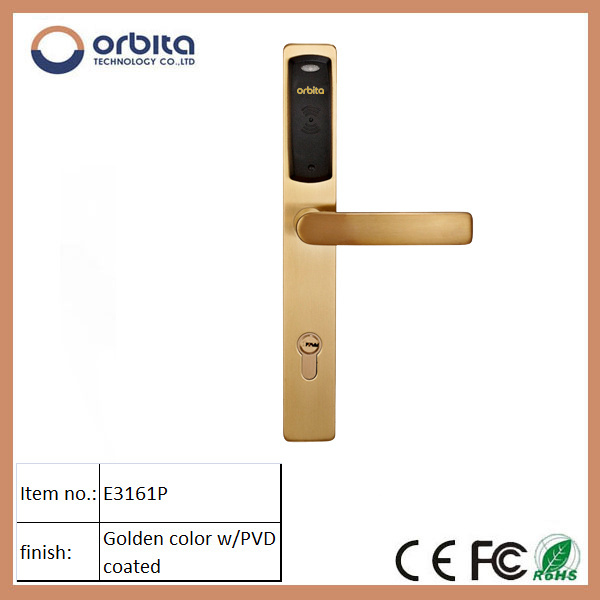 Gold Color Wireless RF Card wifi Hotel Door Lock