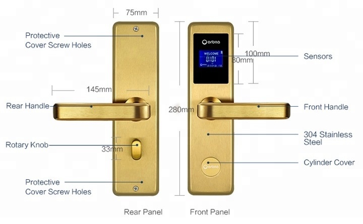 Korean Style Digital Password Door Lock