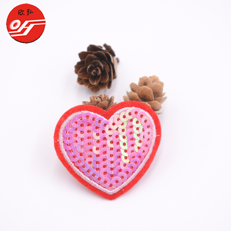 Customized Good Quality Butterfly Sequin Patch for Apparel