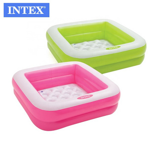 Intex 57100 Inflatable Portable Folding Square Play Box Pools Baby Swimming Pool Kids Spa Tub