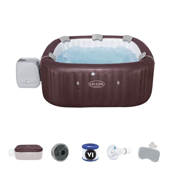 Bestway 60033 Maldives Hydroiet Pro Inflatable Spa Pool Foldable Bathtubs Spa Hot Tub Outdoor