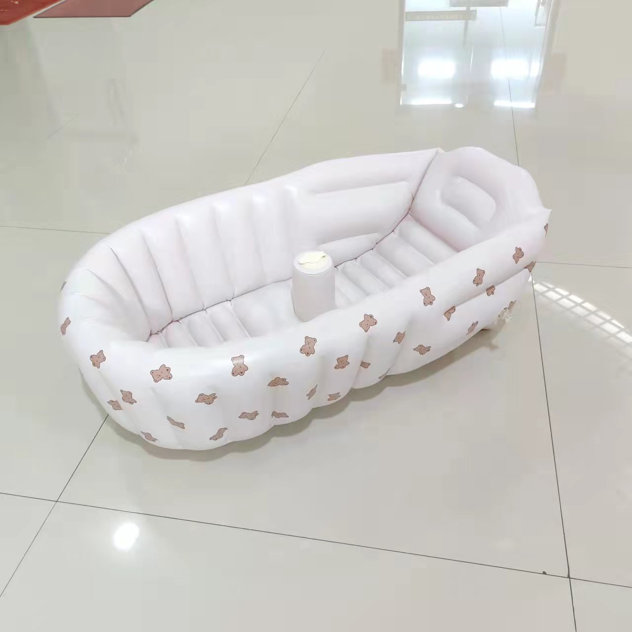 Inflatable Baby Swimming Pool For Sitting Up Portable Foldable Toddler tub Relaxing Baby Inflatable Baby Bathtub