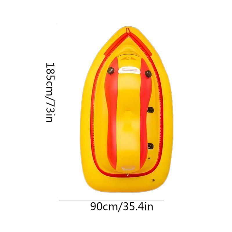 Remote Control Electric Motorized Inflatable Jet Ski Boat Water Floating Motor Boat with Electric Propeller Motor