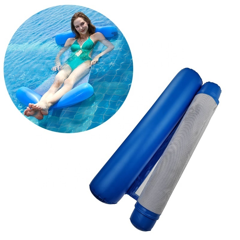 4 in 1 Multi Purpose Portable Inflatable Floating  Hammock Swimming Pool Float Lounge Chair