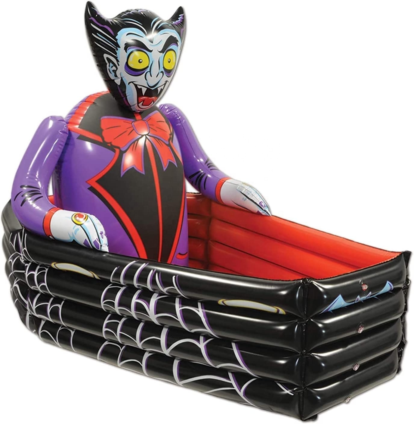 Vampire And Coffin Drink Holder Inflatable Halloween Drink Cooler Party Beverage Holder