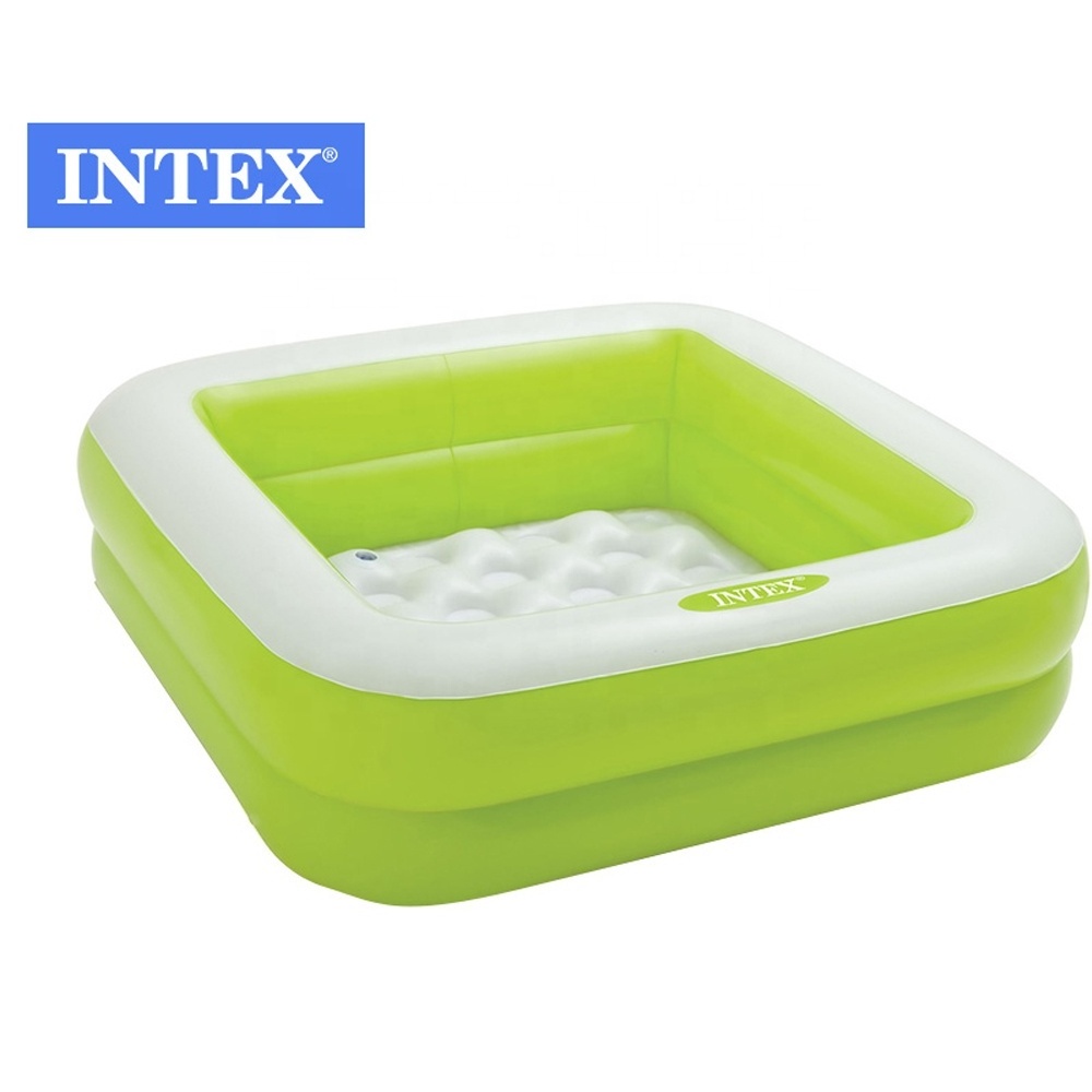 Intex 57100 Inflatable Portable Folding Square Play Box Pools Baby Swimming Pool Kids Spa Tub