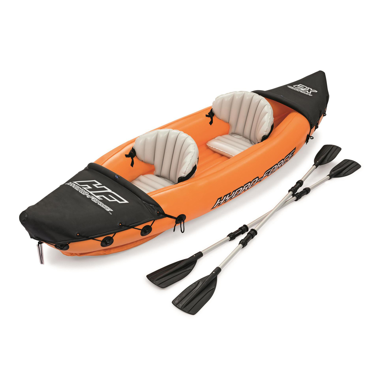 Bestway 65077  3.21m x 88cm  Lite-Rapid 2 Person Inflatable Kayak Set  Inflatable Fishing Canoe Boat