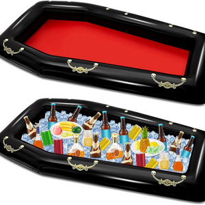 Inflatable Coffin Buffet Cooler Beverage Coffin Drink Cooler For Pool Birthday Party Halloween Party