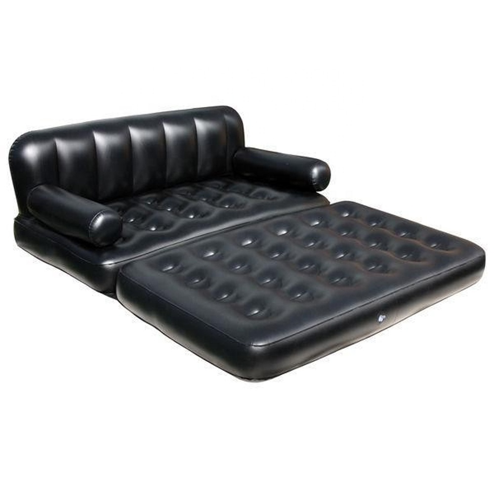 Bestway 75056 Double 5 in 1 Multifunctional Couch Inflatable Air Sofa Bed with Side winder-AC Air Pump