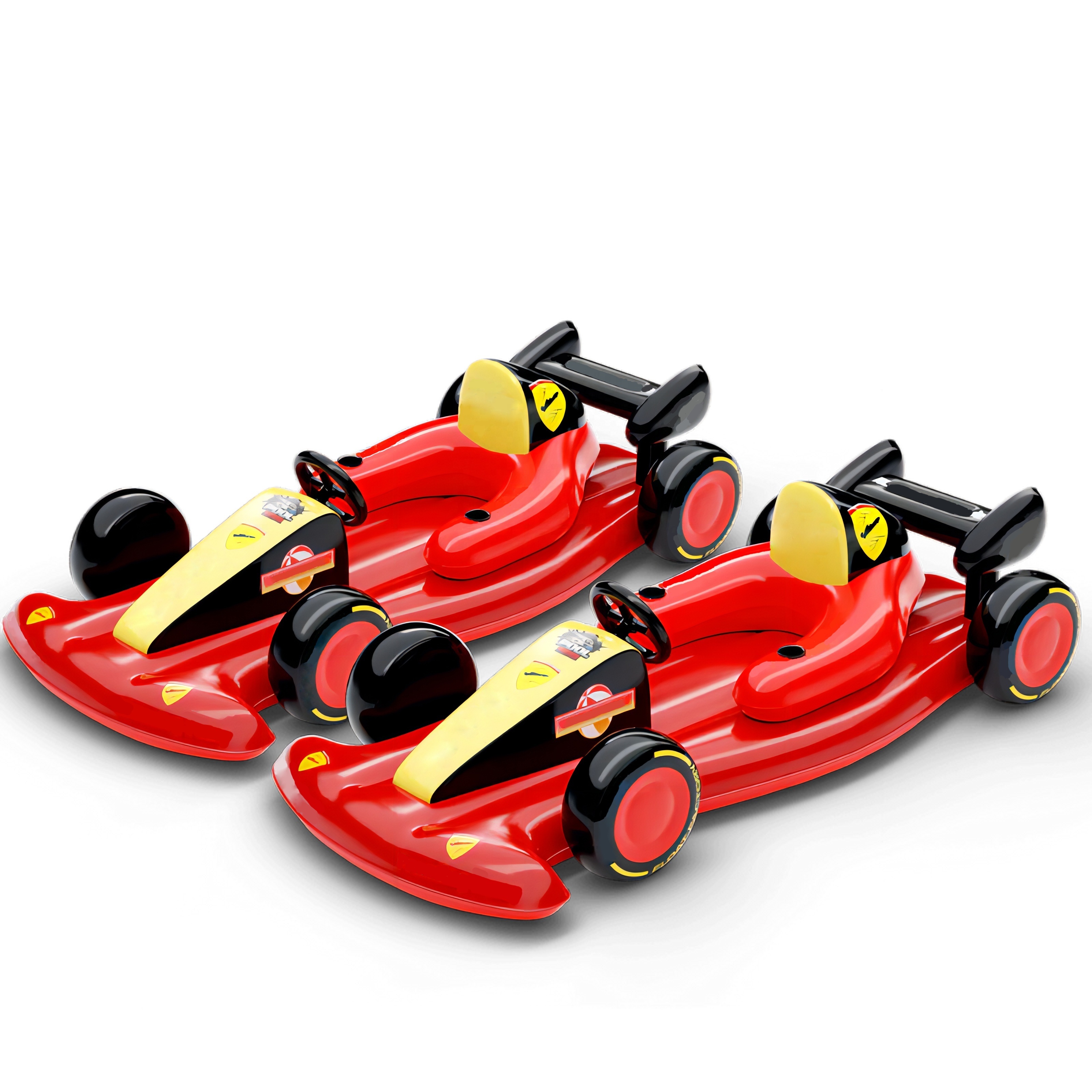 Inflatable Race Car Swimming Pool Float for Adults Summer PVC Floating Lounge