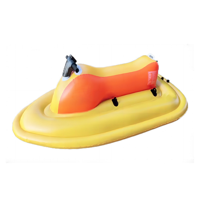 Remote Control Electric Motorized Inflatable Jet Ski Boat Water Floating Motor Boat with Electric Propeller Motor