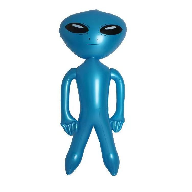 Custom  PVC Inflatable Alien toy Halloween Event Props Simulation Cartoon Doll Toys for Party Birthday Holiday