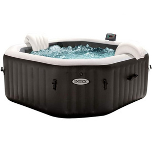 Intex 28458 Inflatable Hot Tub PureSpa Jet & Bubble Deluxe Spa Outdoor Above Ground Swimming Pool Set Spa Massage