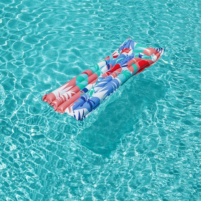 Bestway 44033 Fashion Swimming Pool Floating Mat Inflatable Rectangular Float Lounger For Adults