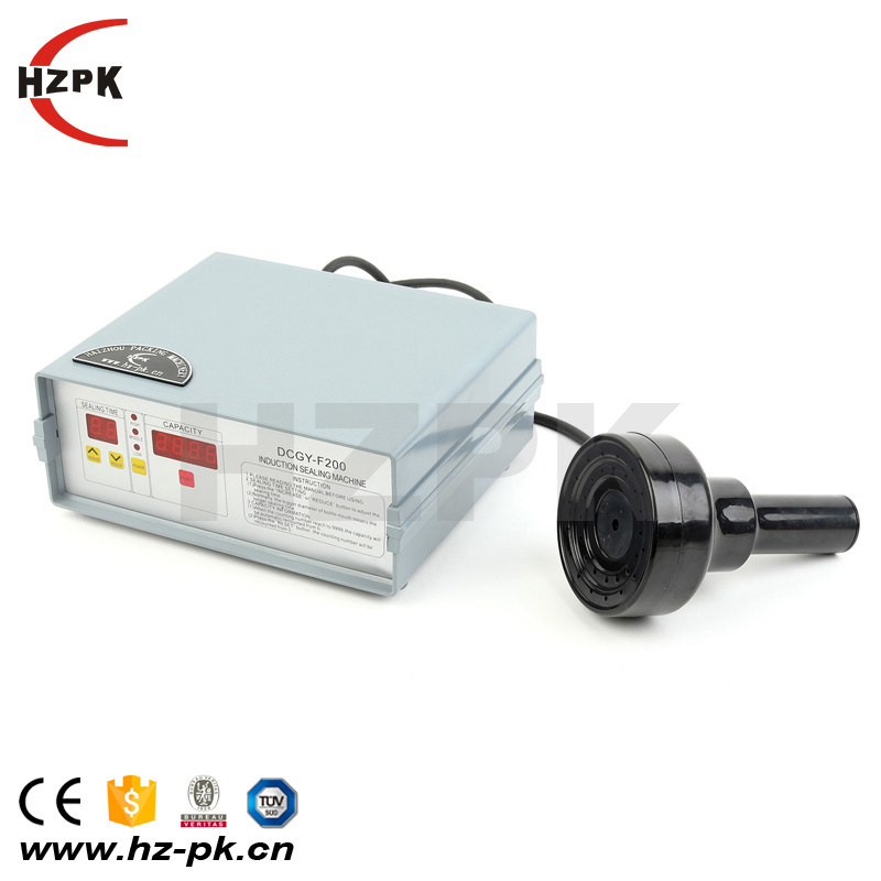 HZPK F200 Handheld Plastic Glass Bottle Induction Sealer Manual Aluminum Foil Sealing Machine