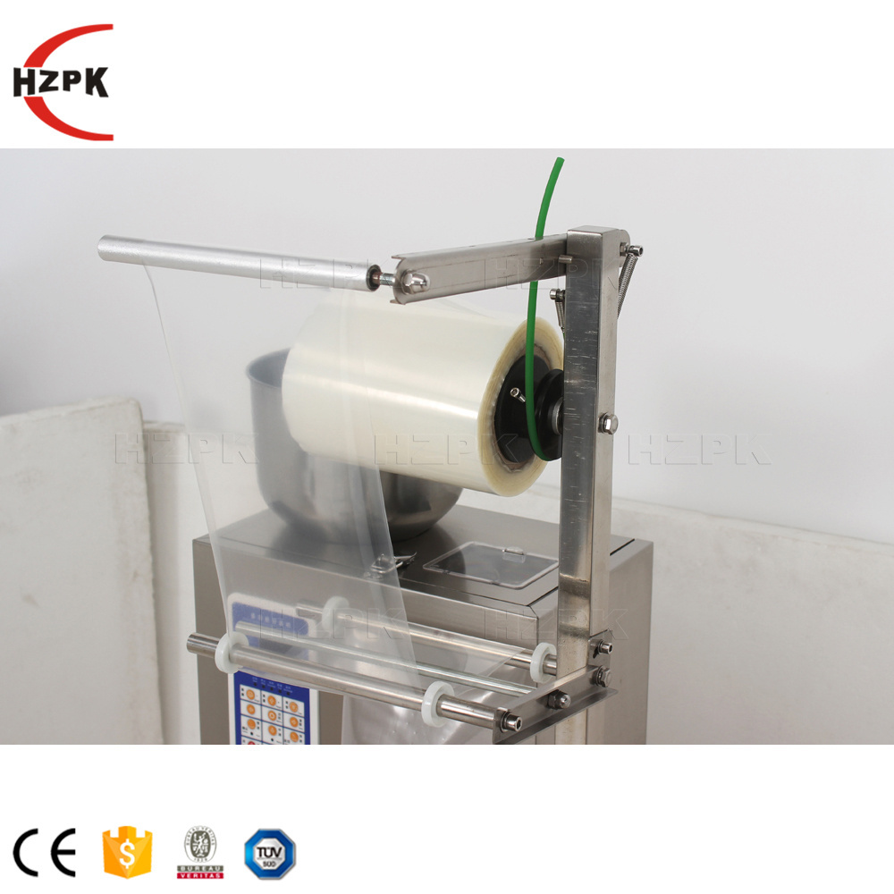 HZPK automatic spice granular roasted peanut pod mini pouch packet tea bag sealing multi-function weighing and packaging machine