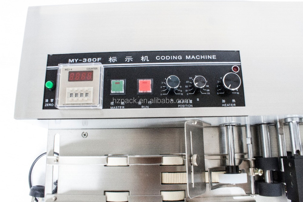 Semi Automatic Solid-ink Batch Expiry Date Coding Machine