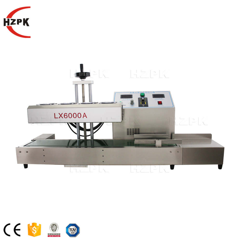 HZPK LX6000A automatic plastic bottle glass jar cap aluminum foil induction sealer sealing machines