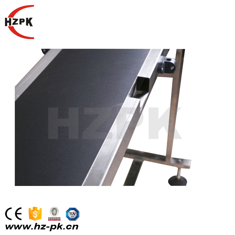 HZPK cheap industrial stainless steel pvc horizontal working plastic bottle canning conveyor belt system machine price