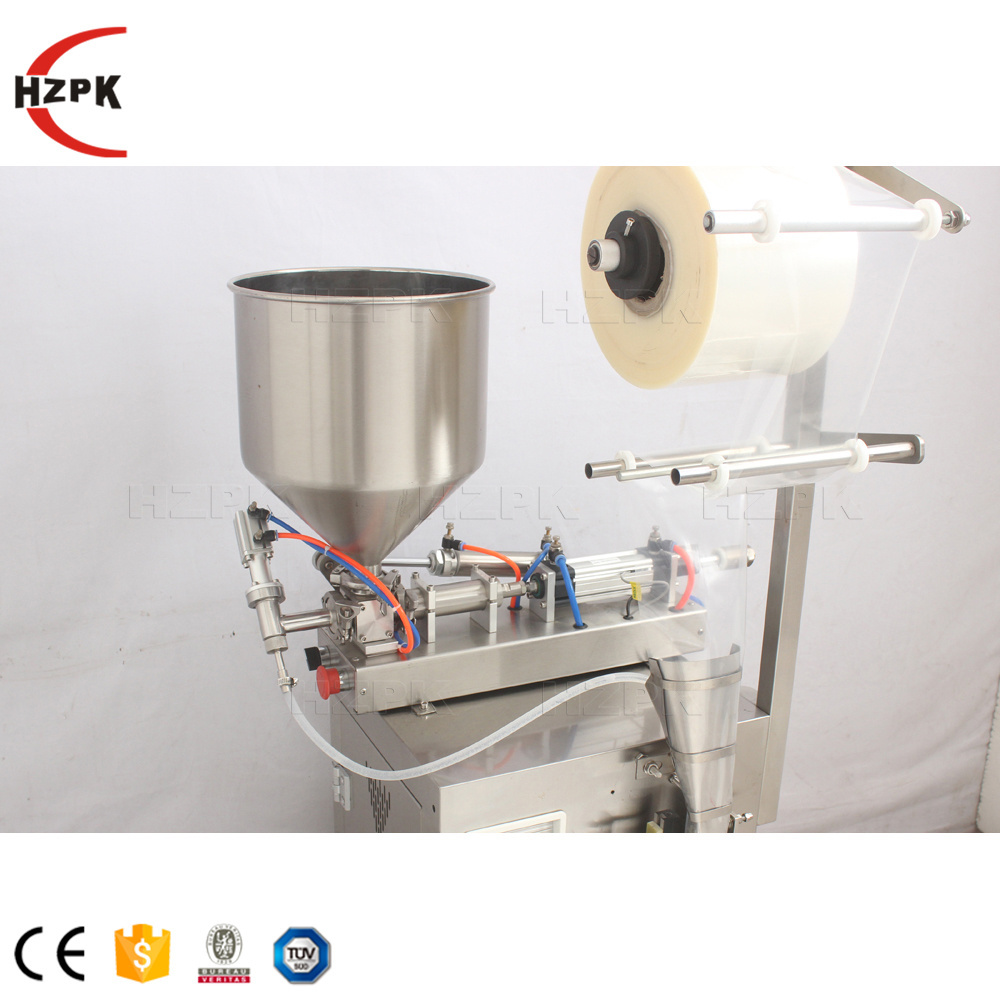 hzpk small food chili souce plastic bag multi-functional counting and packaging machine automatic