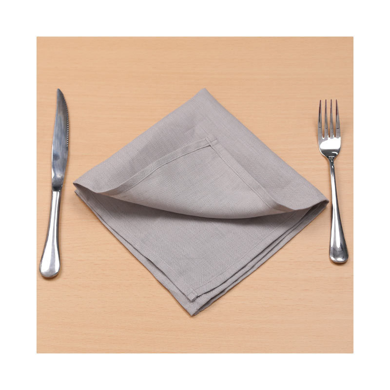 wholesale washable 100% Linen Cloth Table napkin for restaurant