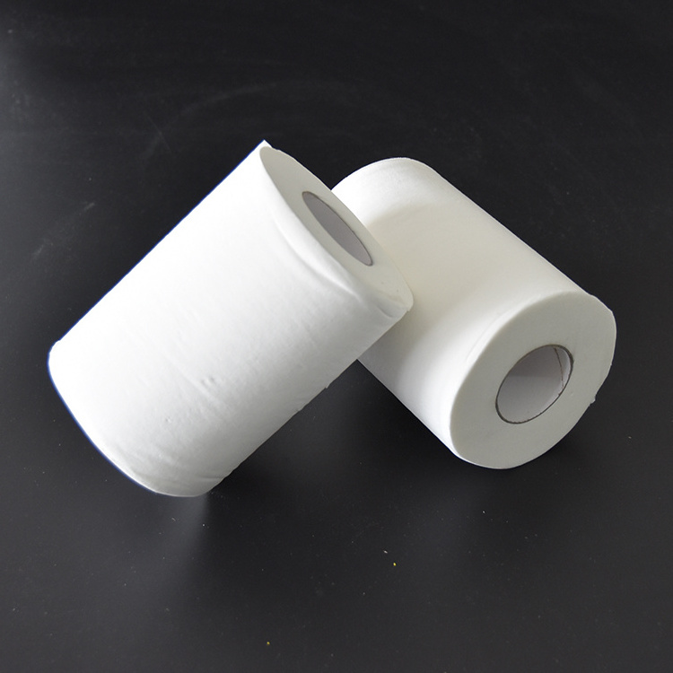 good quality small 10 roll pack water soluble papel higienico roll toilet paper