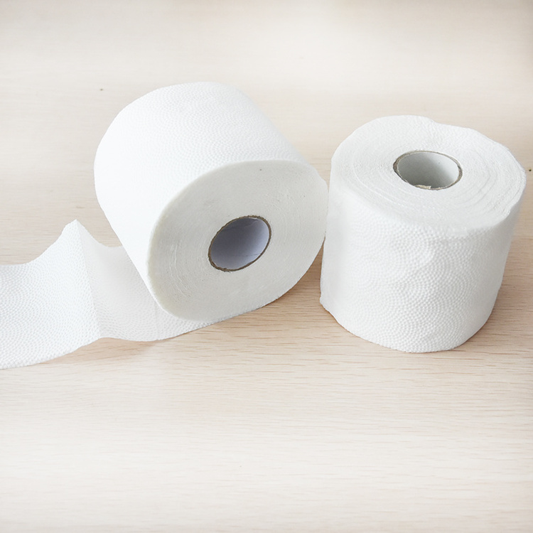 good quality small 10 roll pack water soluble papel higienico roll toilet paper