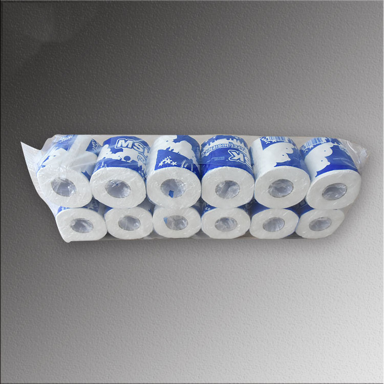 absorbent bathroom white sustainable flower printed touchless toilet paper