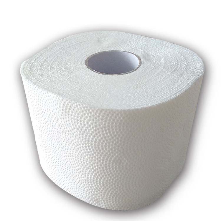 absorbent bathroom white sustainable flower printed touchless toilet paper