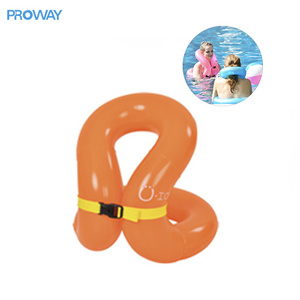 Adjustable Safety Buckle Two Color Inflatable Swim Vest For Kids Inflatable Pool Floats Swimming Ring