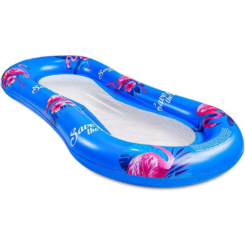 Thickened Water Inflatable Foldable Hammock Printing Water Recliner For Adults