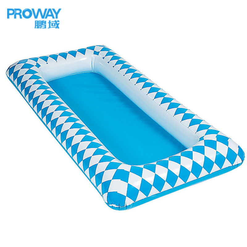 Inflatable Serving Bar Floating For Serving Drinks PVC Inflatable Drinks Holder