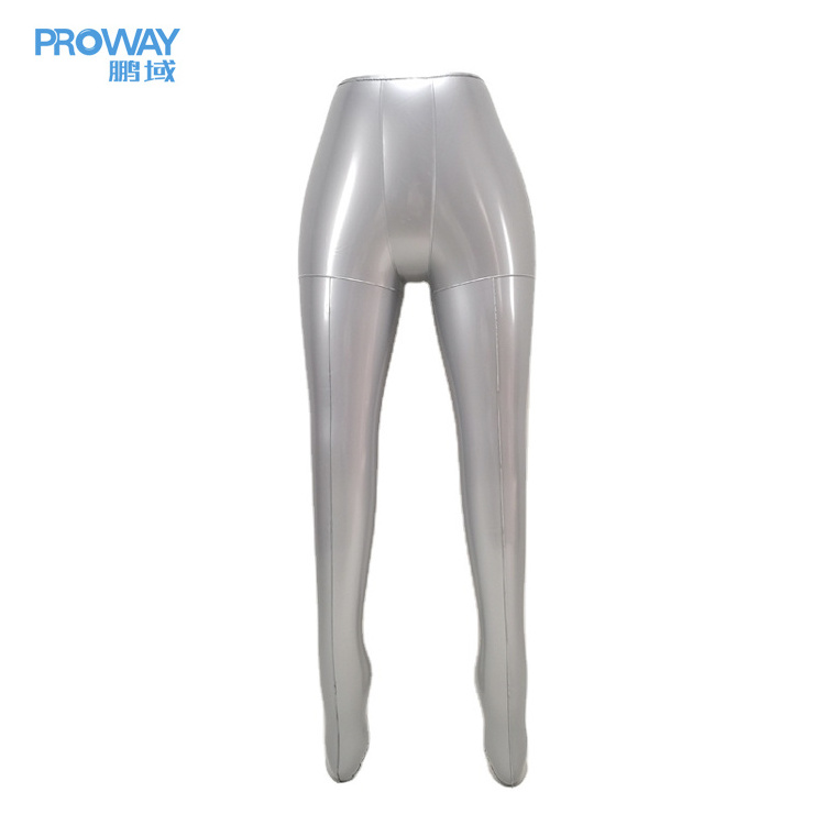 Inflatable Female Half Body Legs Clothing Display Model Female Pants PVC Material Trousers Lower Body Inflatable Mannequin