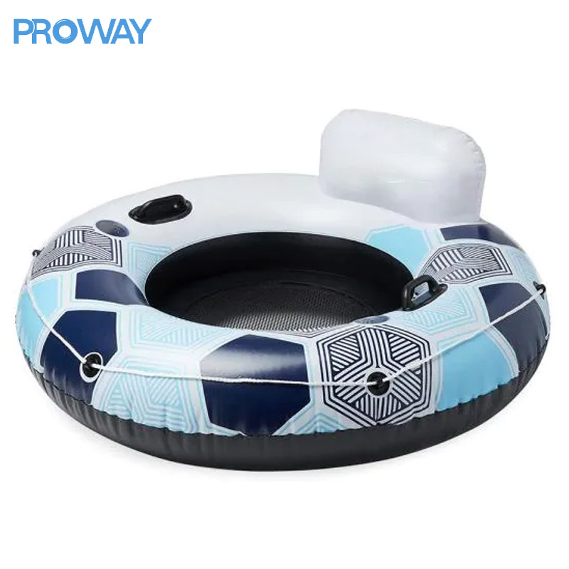 Custom River Tube Heavy Duty River Raft Inflatable Pool Floats Inflatable Tube River Run PVC Vinyl Single Pool Lounger