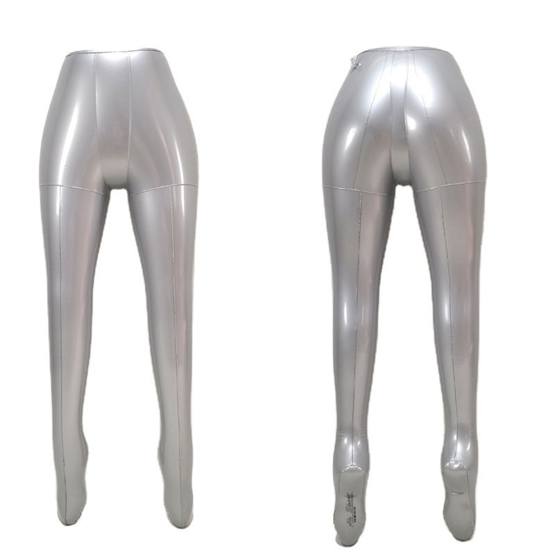 Inflatable Female Half Body Legs Clothing Display Model Female Pants PVC Material Trousers Lower Body Inflatable Mannequin