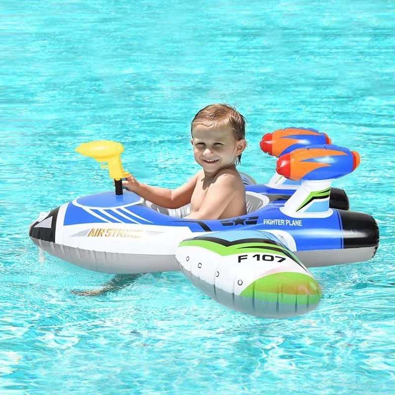 Children Pool Float Ride-Ons Original Intex Pool Floats Water With Gun Combat Spacecraft