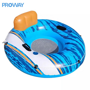 Custom River Tube Heavy Duty River Raft Inflatable Pool Floats Inflatable Tube River Run PVC Vinyl Single Pool Lounger